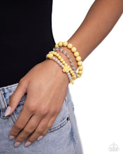Load image into Gallery viewer, Rosy Retrospection - Yellow Bracelet