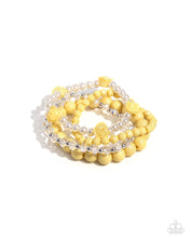 Load image into Gallery viewer, Rosy Retrospection - Yellow Bracelet