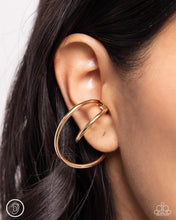 Load image into Gallery viewer, Wraparound Whimsy - Gold Cuff Earrings