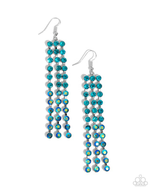 Ombré Occupation -  Blue Earrings