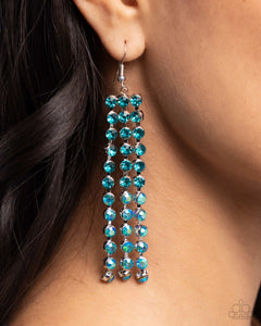 Ombré Occupation -  Blue Earrings