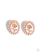 Load image into Gallery viewer, Rosy Relic - Copper Earrings