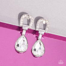 Load image into Gallery viewer, In ARCHING Order - White Earrings