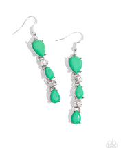 Load image into Gallery viewer, Malibu March - Green Earrings
