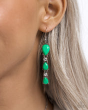 Load image into Gallery viewer, Malibu March - Green Earrings