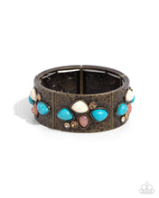 Load image into Gallery viewer, Folksy Fame - Brass Bracelet