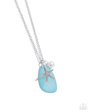 Load image into Gallery viewer, Sea Glass Stash - Blue Necklace