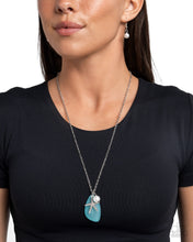 Load image into Gallery viewer, Sea Glass Stash - Blue Necklace