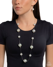 Load image into Gallery viewer, Park Avenue Pearls - Silver Necklace