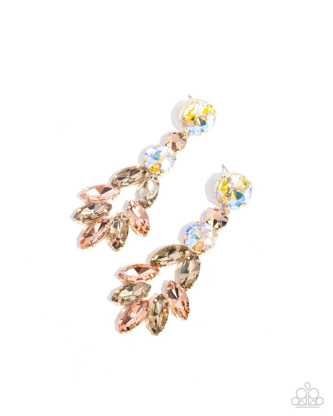 Cascading Cache - Gold Earrings