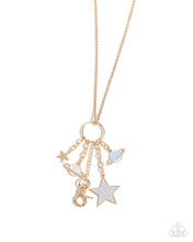Load image into Gallery viewer, Planetary Pizzazz - Gold Necklace