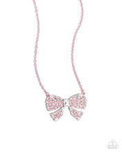 Load image into Gallery viewer, Bewitching Bow - Pink Necklace