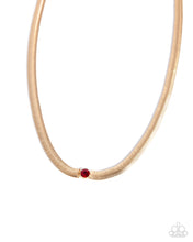 Load image into Gallery viewer, Stunning Solitaire - Red Necklaces