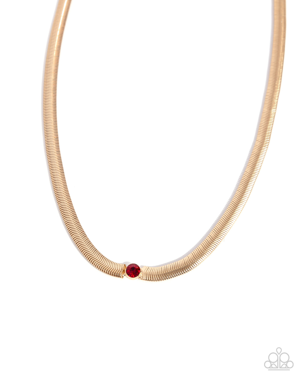 Stunning Solitaire - Red Necklaces