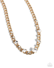 Load image into Gallery viewer, Pronged Perfection - Gold Necklace