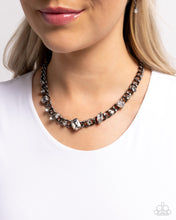 Load image into Gallery viewer, Pronged Perfection - Black Necklace