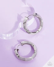 Load image into Gallery viewer, Hinged Homage - Silver Hinge Earrings