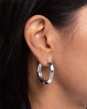 Load image into Gallery viewer, Hinged Homage - Silver Hinge Earrings