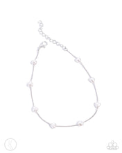 Load image into Gallery viewer, Charming Court - White Anklet