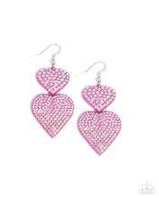 Load image into Gallery viewer, Never Enough Sparkle - Pink Earrings