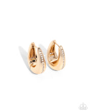 Load image into Gallery viewer, Executive Mansion - Gold Hinge Earrings