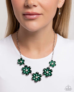 Whimsical Way - Green Necklace