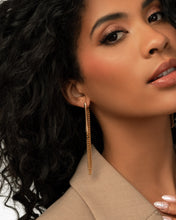 Load image into Gallery viewer, Trenchant Tease - Gold Earrings
