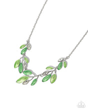 Load image into Gallery viewer, Lyrical Leaves - Green Necklace
