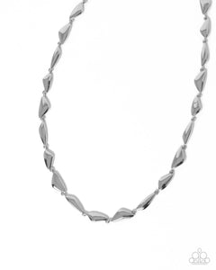 Sharp Soliloquy - Silver Necklace