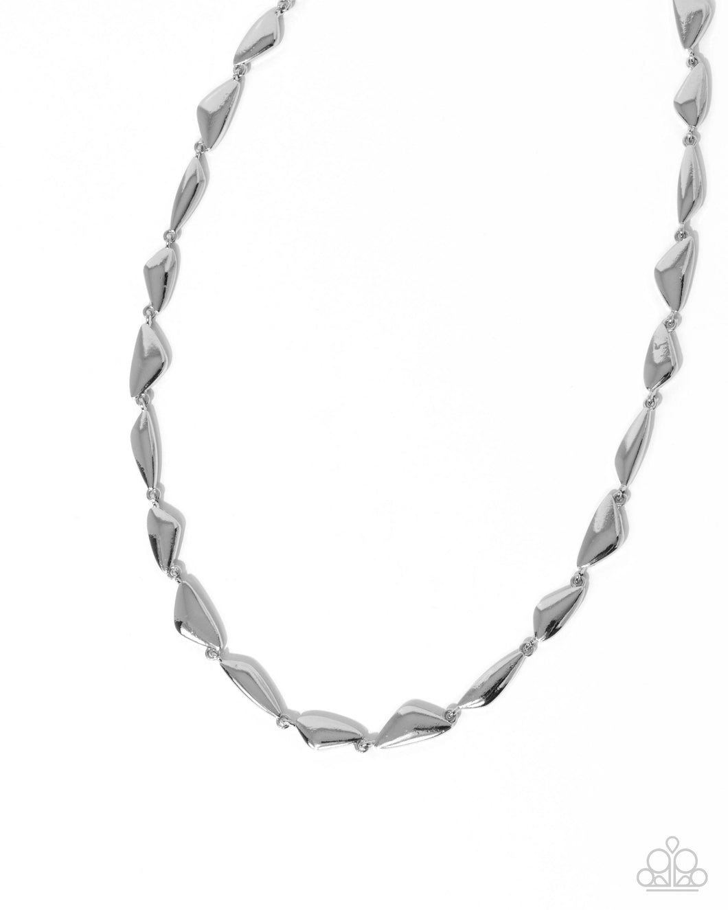 Sharp Soliloquy - Silver Necklace