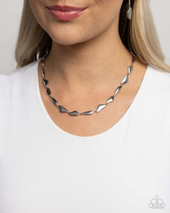 Sharp Soliloquy - Silver Necklace