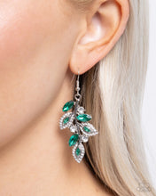 Load image into Gallery viewer, Flourishing Feature - Green Earrings