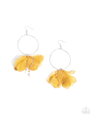 Perennial Perspective - Yellow Earrings