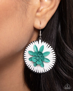 Dancing Daydream - Green Earrings