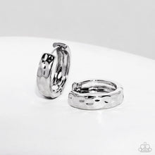 Load image into Gallery viewer, Hammered Hyperaware - Silver Earrings