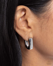 Load image into Gallery viewer, Fortnight Fashion - Silver Hinge Earrings