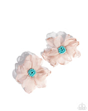 Load image into Gallery viewer, Part Of Your World - Brown/Turquoise Post Earrings