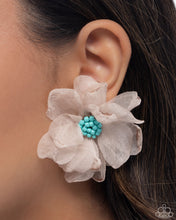 Load image into Gallery viewer, Part Of Your World - Brown/Turquoise Post Earrings