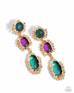 Emotional Elegance - Green Earrings