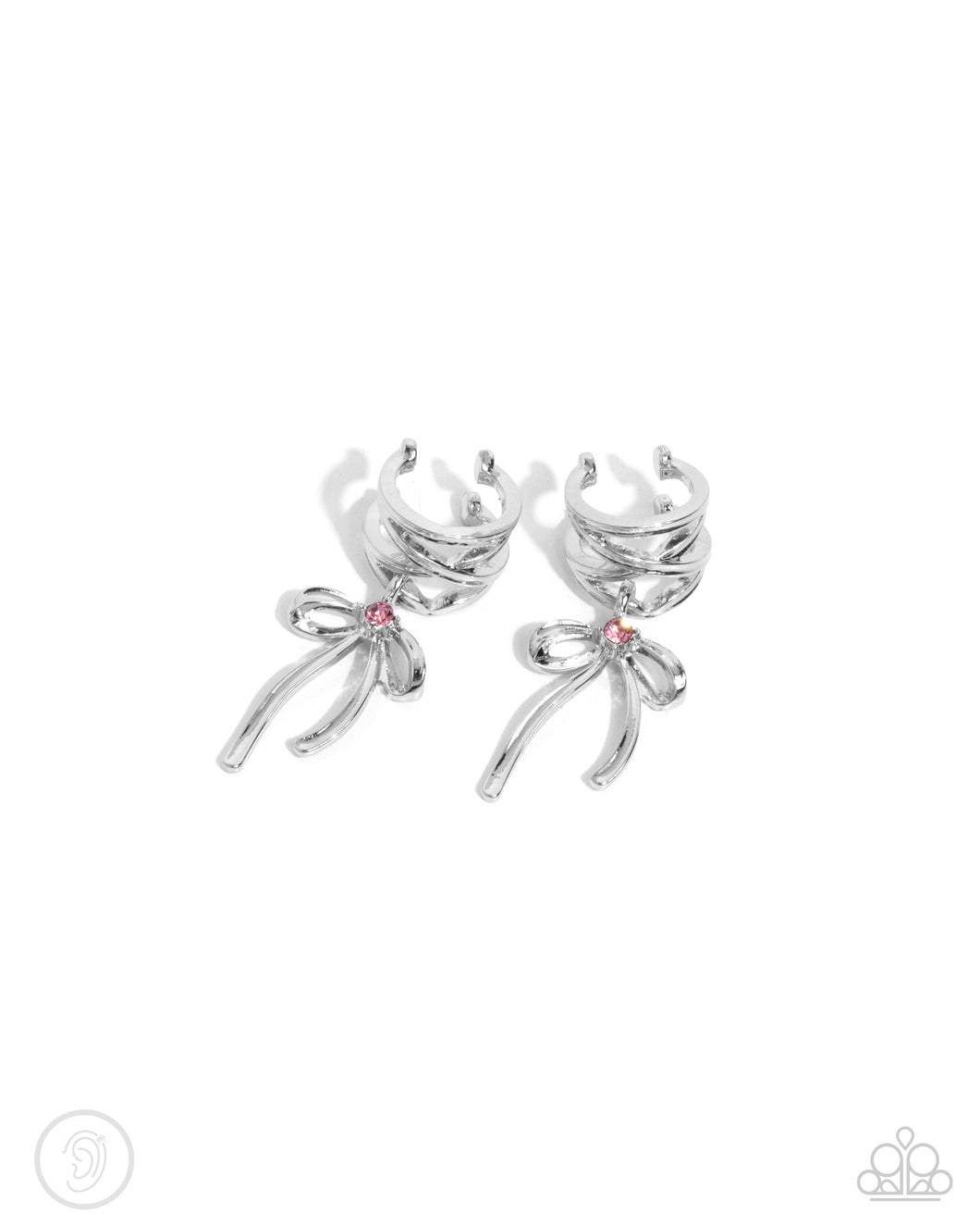 Ballet Lacing - Pink Earrings