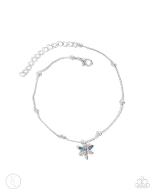 Dainty Dragonfly - Blue Bracelet