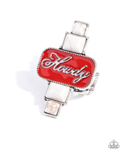 Load image into Gallery viewer, Howdy Holiday - White/Red Ring