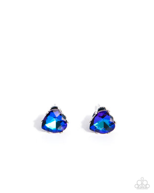 Sweetheart Stunner - Blue Earrings