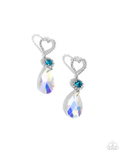 Load image into Gallery viewer, Faceted Frenzy - Blue Earrings