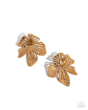 Load image into Gallery viewer, Wonderland Wallflower - Brown Earrings