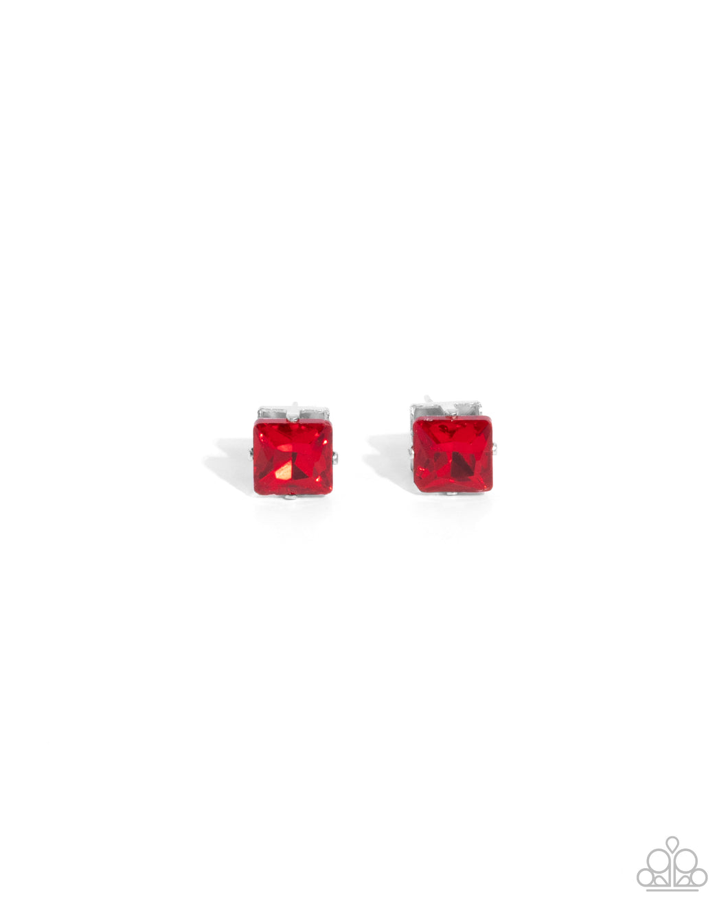 Squared Soprano - Red Earrings