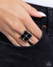 Load image into Gallery viewer, Window Whimsy -Black Ring