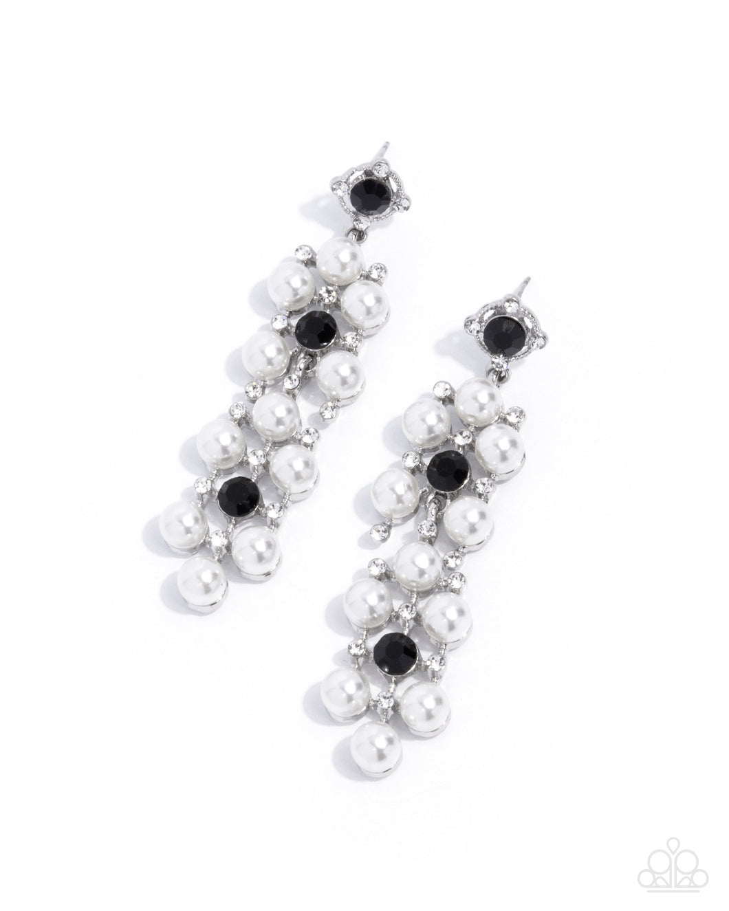 Bewitching Beacon - Black Earrings