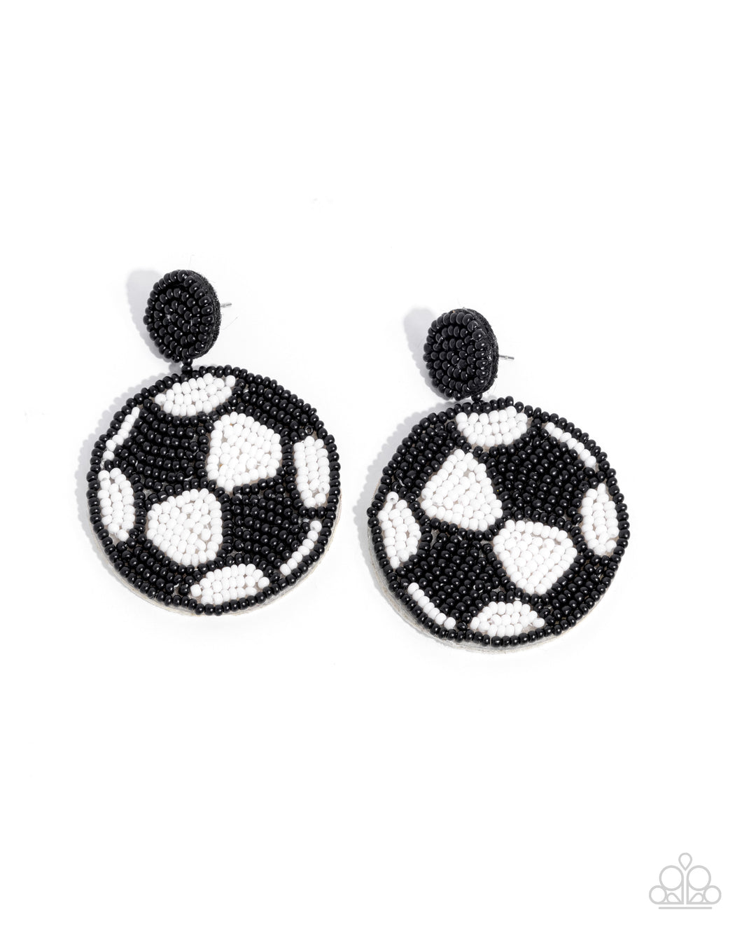 Grand Goalkeeper - Black Earrings