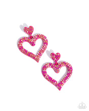 Load image into Gallery viewer, Dazzling Deed - Pink Earrings